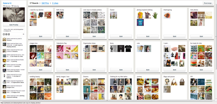 Pinterest Screenshot